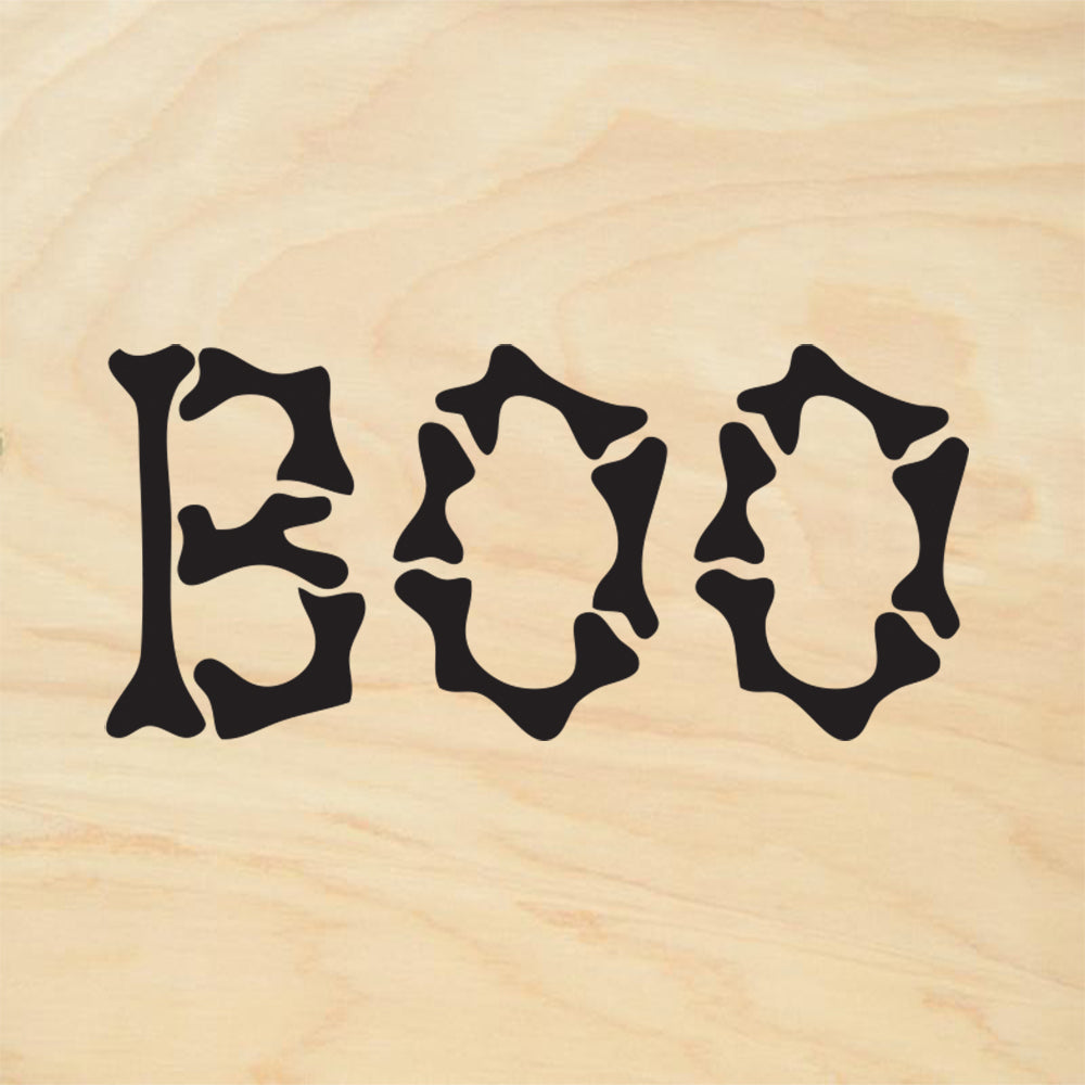 StampaFe BOO Halloween-Themed Rubber Art Stamp