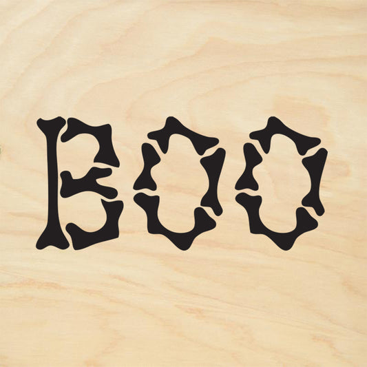 StampaFe BOO Halloween-Themed Rubber Art Stamp