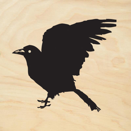 StampaFe Raven Halloween Rubber Art Stamp