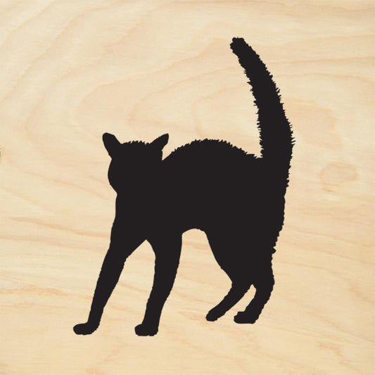 StampaFe Scaredy Cat Halloween Rubber Art Stamp