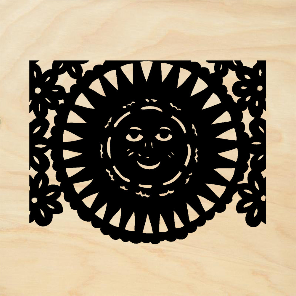 StampaFe Sol Picado Solid Day of the Dead Rubber Art Stamp
