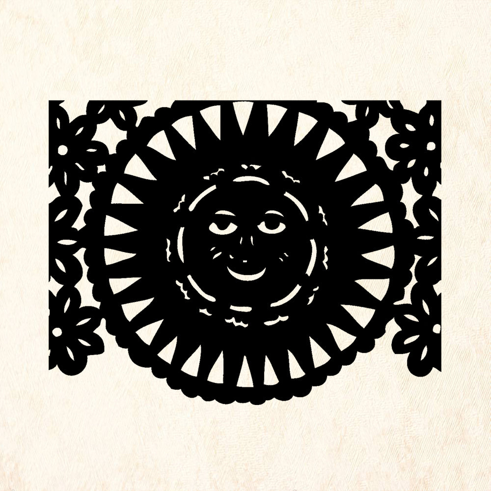 StampaFe Sol Picado Solid Day of the Dead Rubber Art Stamp