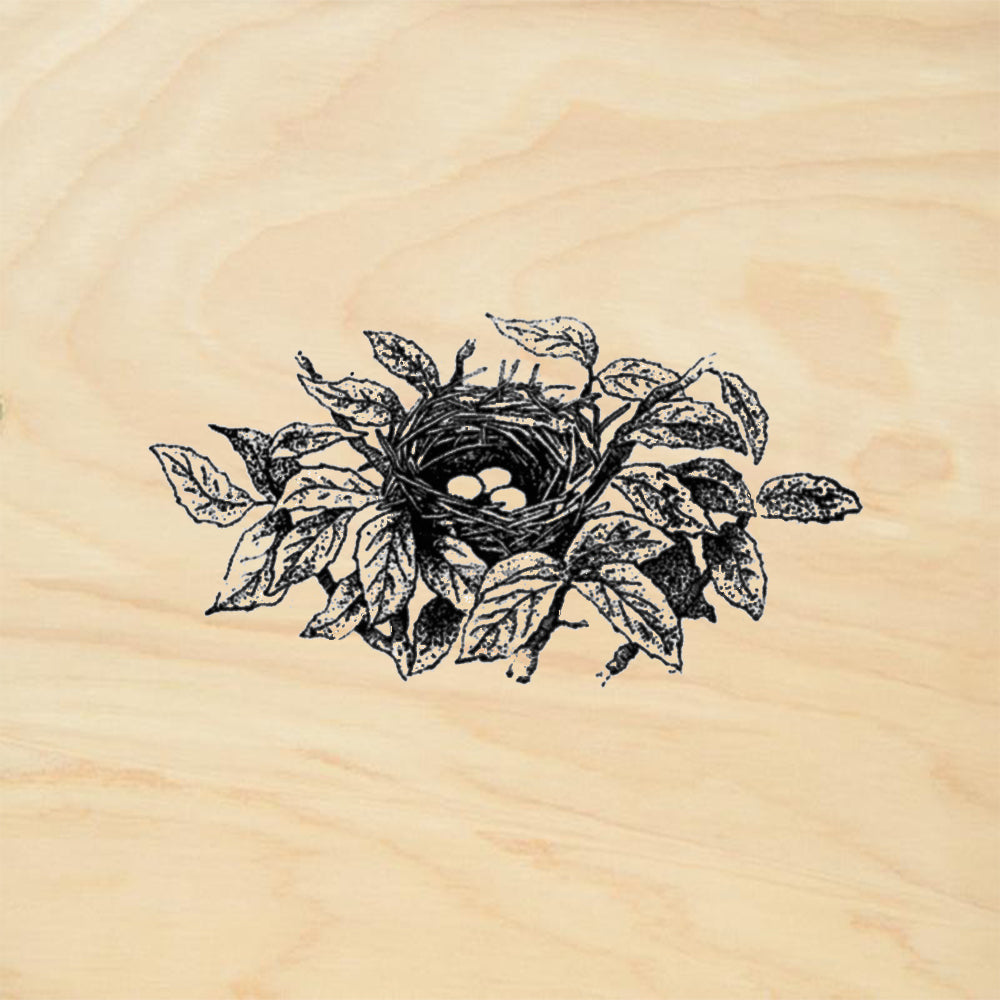 StampaFe Nest #2 Bird Nest Rubber Art Stamp