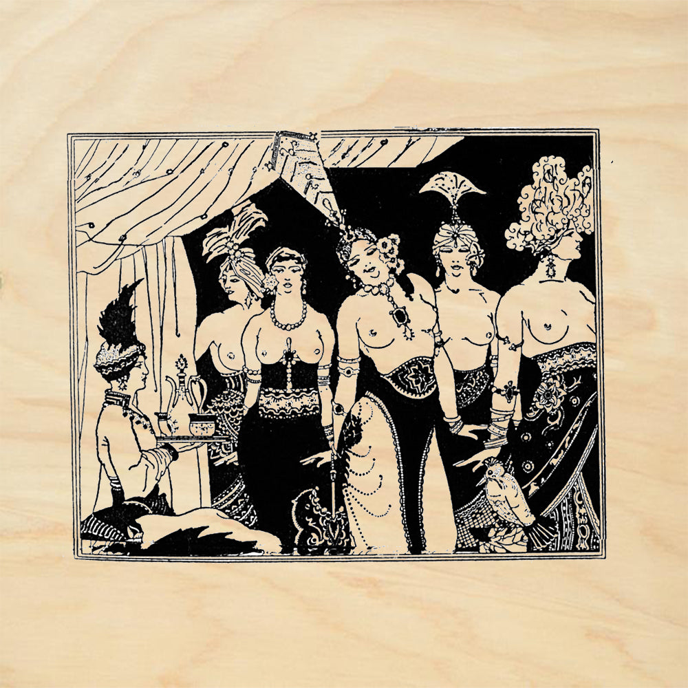 StampaFe Intermission Tea Party Vintage Rubber Art Stamp