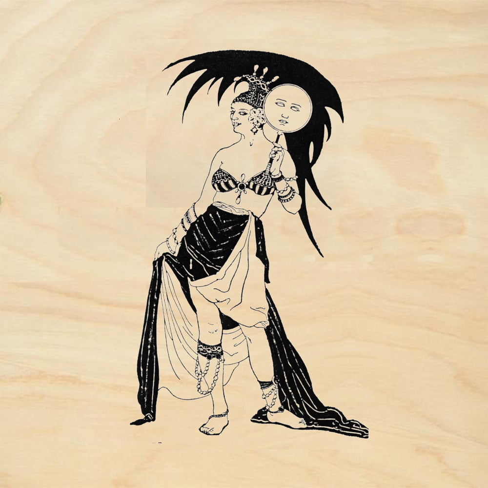 StampaFe Sister Moon Large Mixed Media Rubber Art Stamp