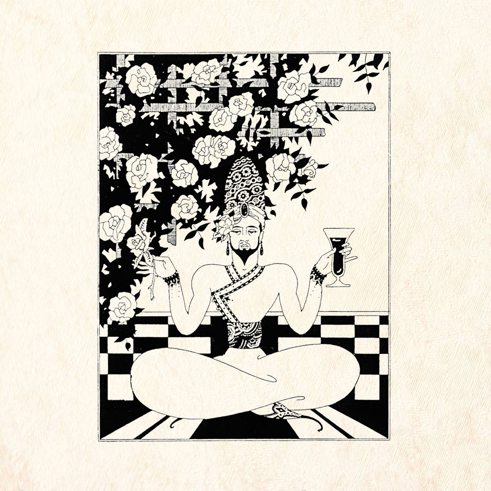 StampaFe Wine & Roses Vintage Rubber Art Stamp