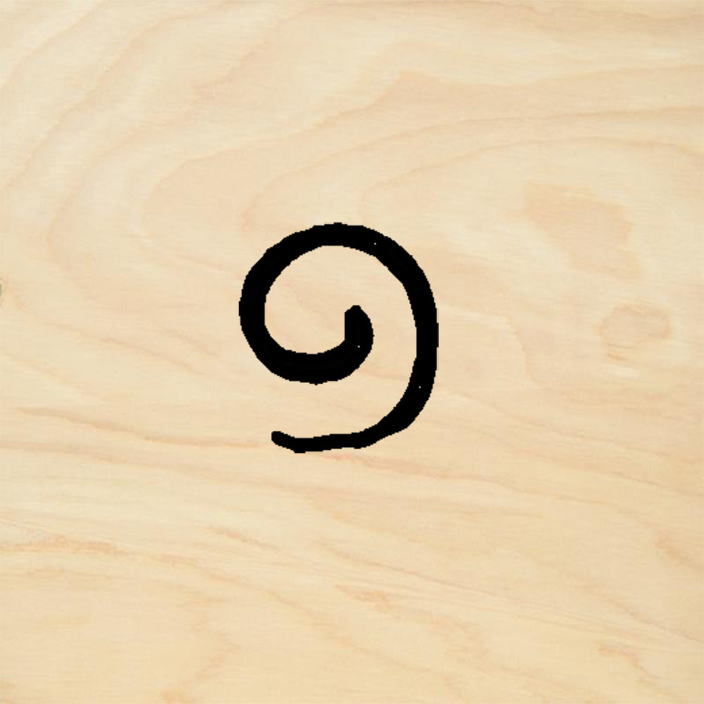 StampaFe Spiral Southwestern Rubber Art Stamp