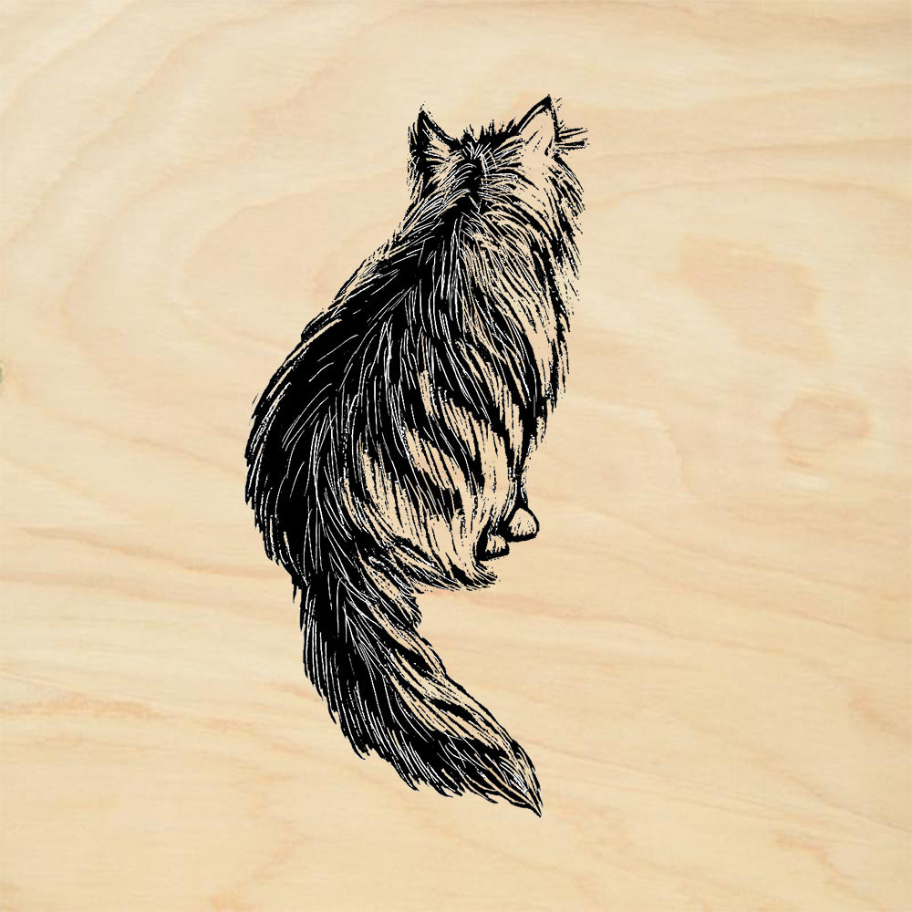 StampaFe Oliver the Cat Rubber Art Stamp