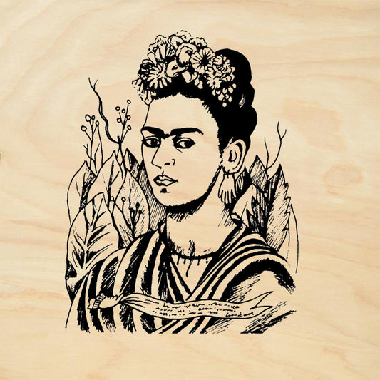 StampaFe Frida Mixed Media Rubber Art Stamp