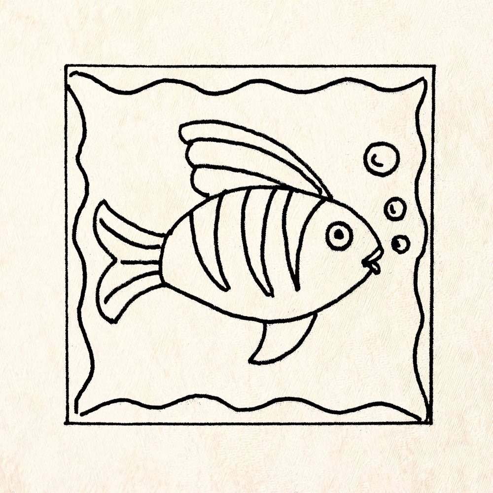 StampaFe Guadalupe bold Rubber Art Stamp