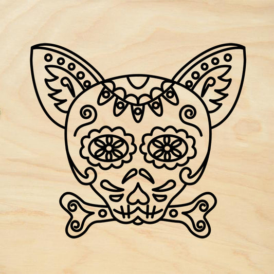 Chihuahua Sugar Skull