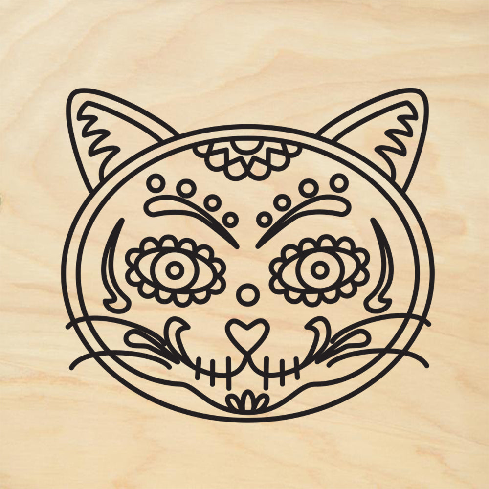 Cat Sugar Skull