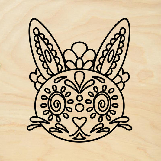 Rabbit Sugar Skull