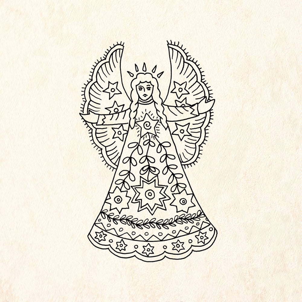 StampaFe Angel Rubber Art Stamp