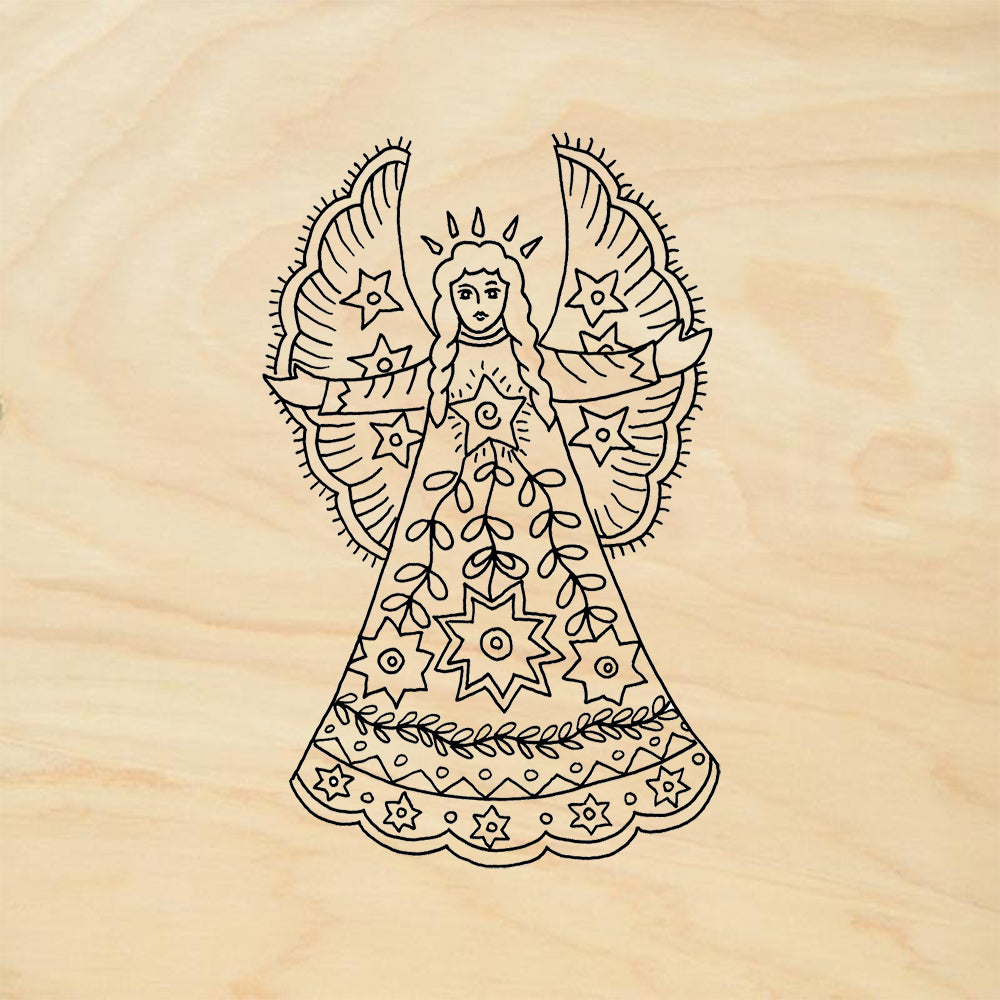 StampaFe Angel Rubber Art Stamp