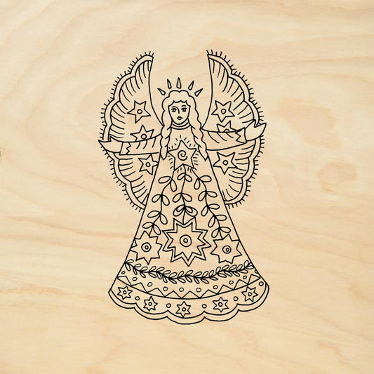 StampaFe Angel Rubber Art Stamp