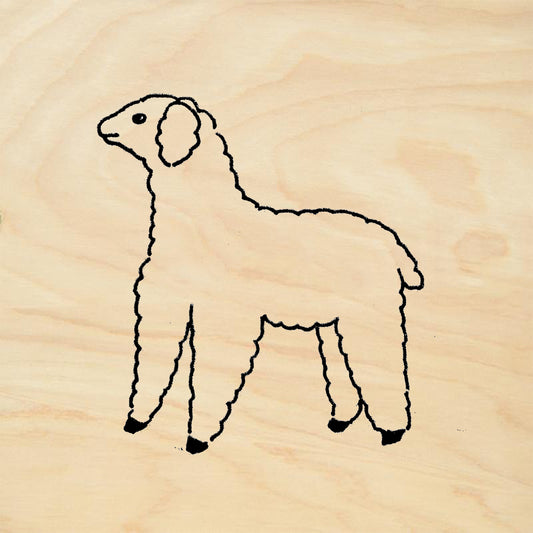 StampaFe Sheep Rubber Art Stamp