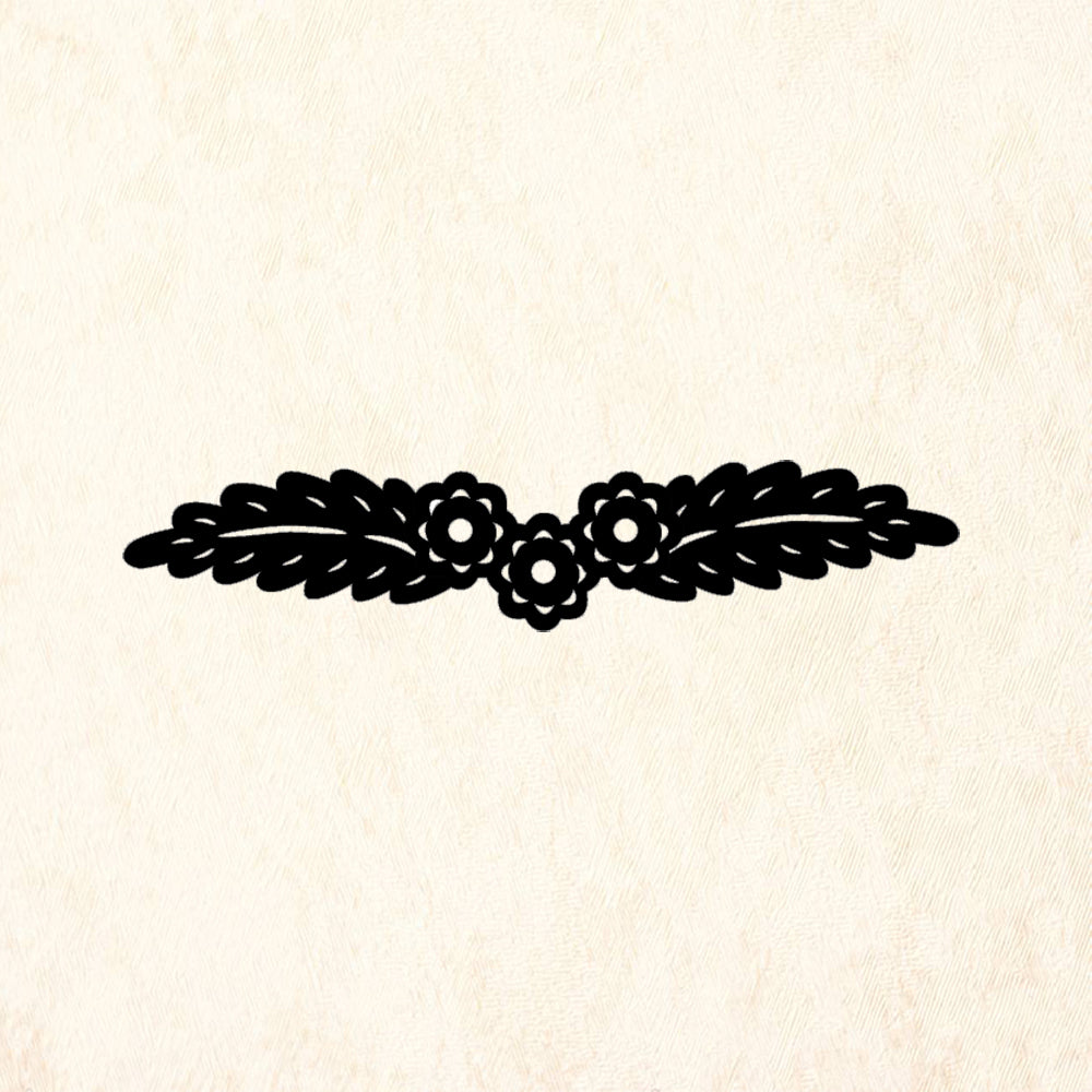 StampaFe Floral Spray Botanical Rubber Art Stamp