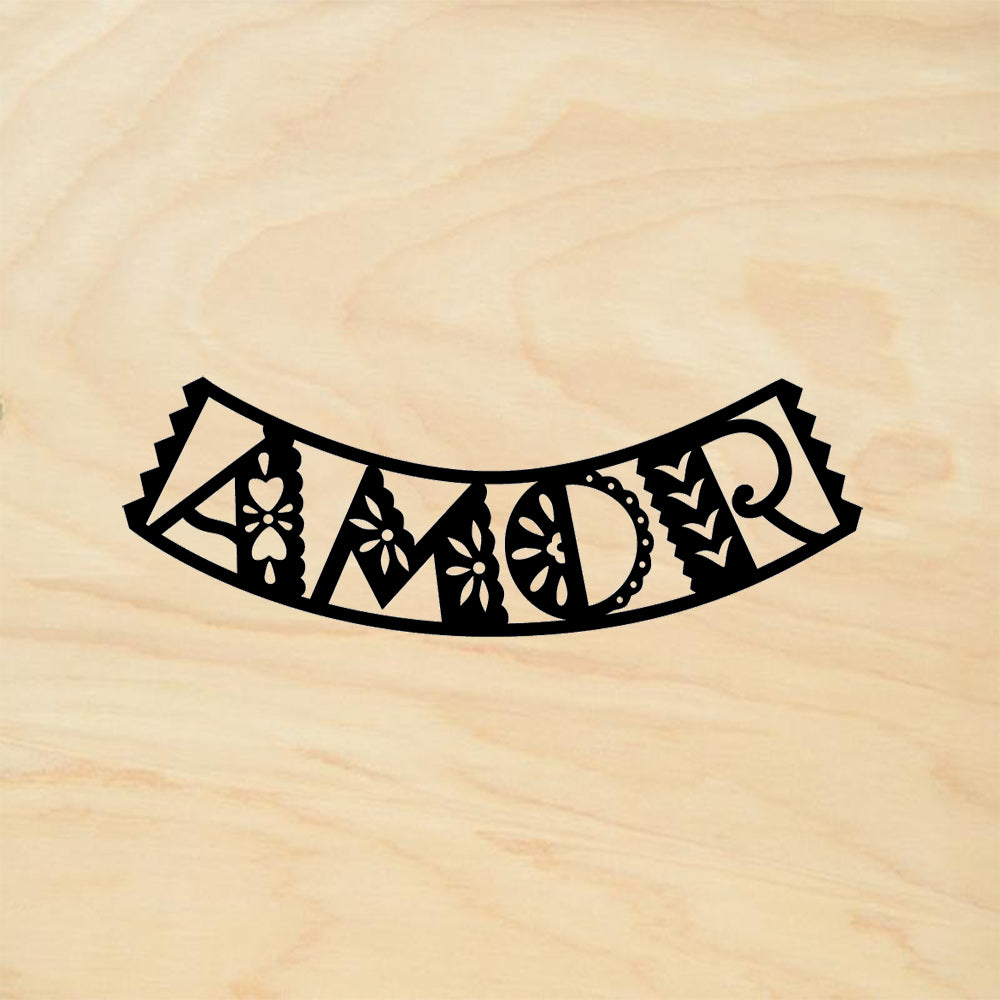 StampaFe Amor Picado Day of the Dead Rubber Art Stamp