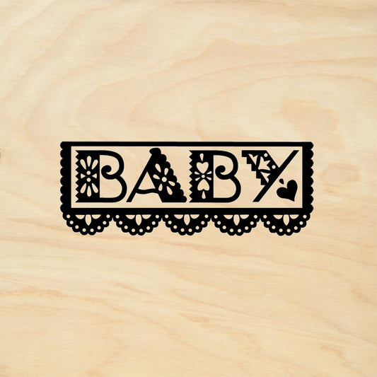 StampaFe Baby Picado Card Making Rubber Art Stamp