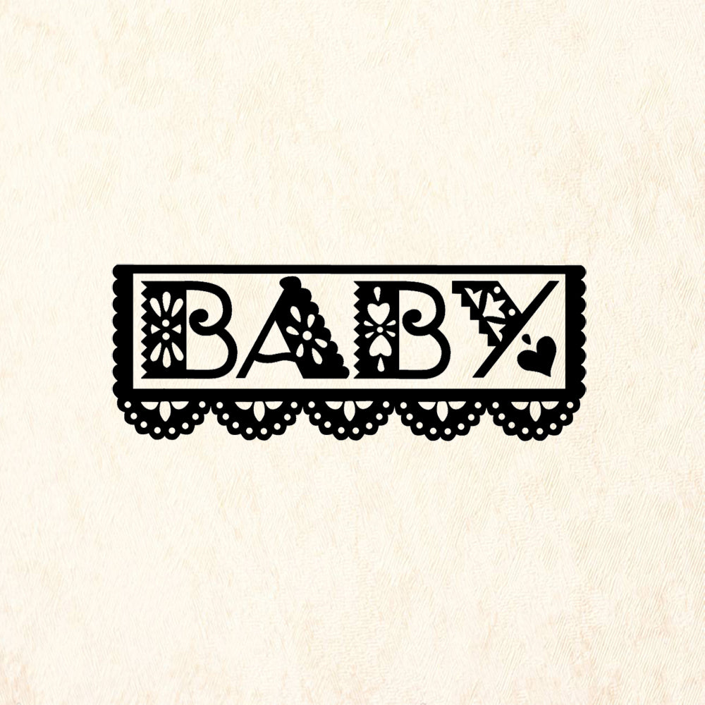 StampaFe Baby Picado Card Making Rubber Art Stamp
