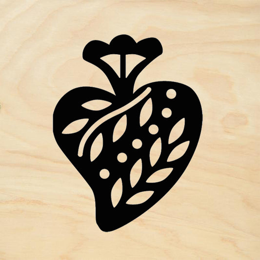 StampaFe Corazon Uno Day of the Dead Rubber Art Stamp