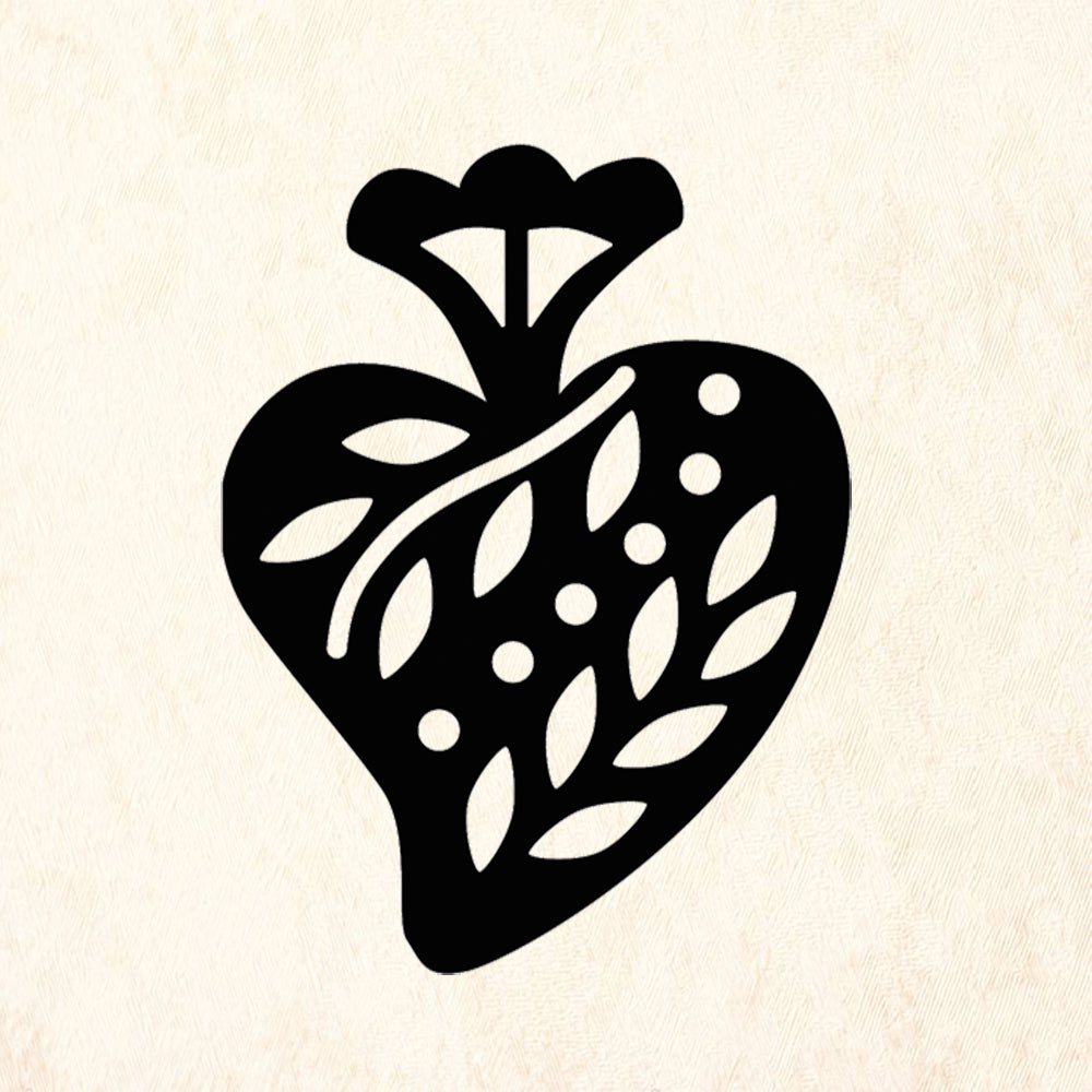 StampaFe Corazon Uno Day of the Dead Rubber Art Stamp