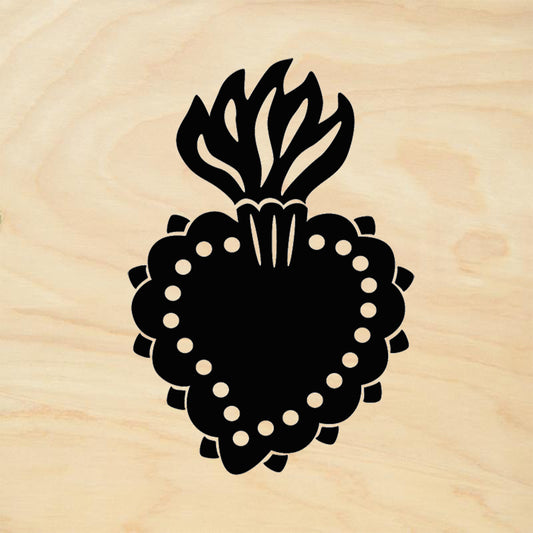 StampaFe Corazon dos Day of the Dead Rubber Art Stamp