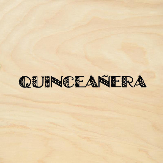 StampaFe Quinceanera Card Making Rubber Art Stamp
