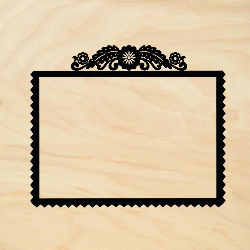 StampaFe Square Frame Mixed Media Rubber Art Stamp