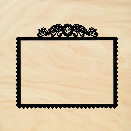 StampaFe Square Frame Mixed Media Rubber Art Stamp
