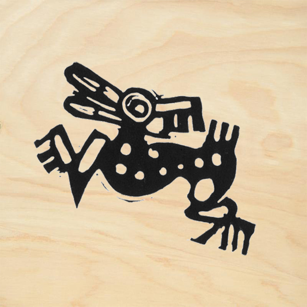 StampaFe Spotted Dear Tribal Rubber Art Stamp