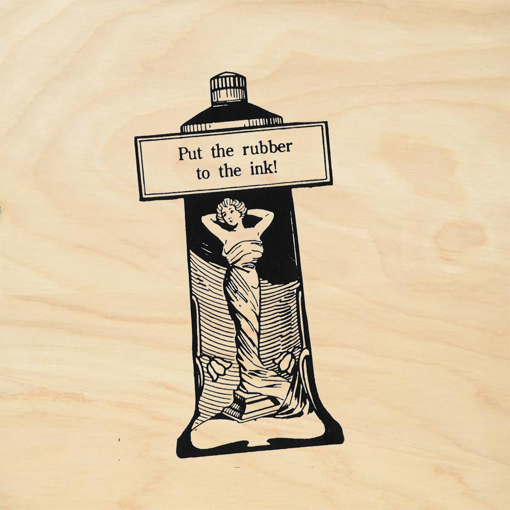 StampaFe Rubber to Ink Mixed Media Rubber Art Stamp