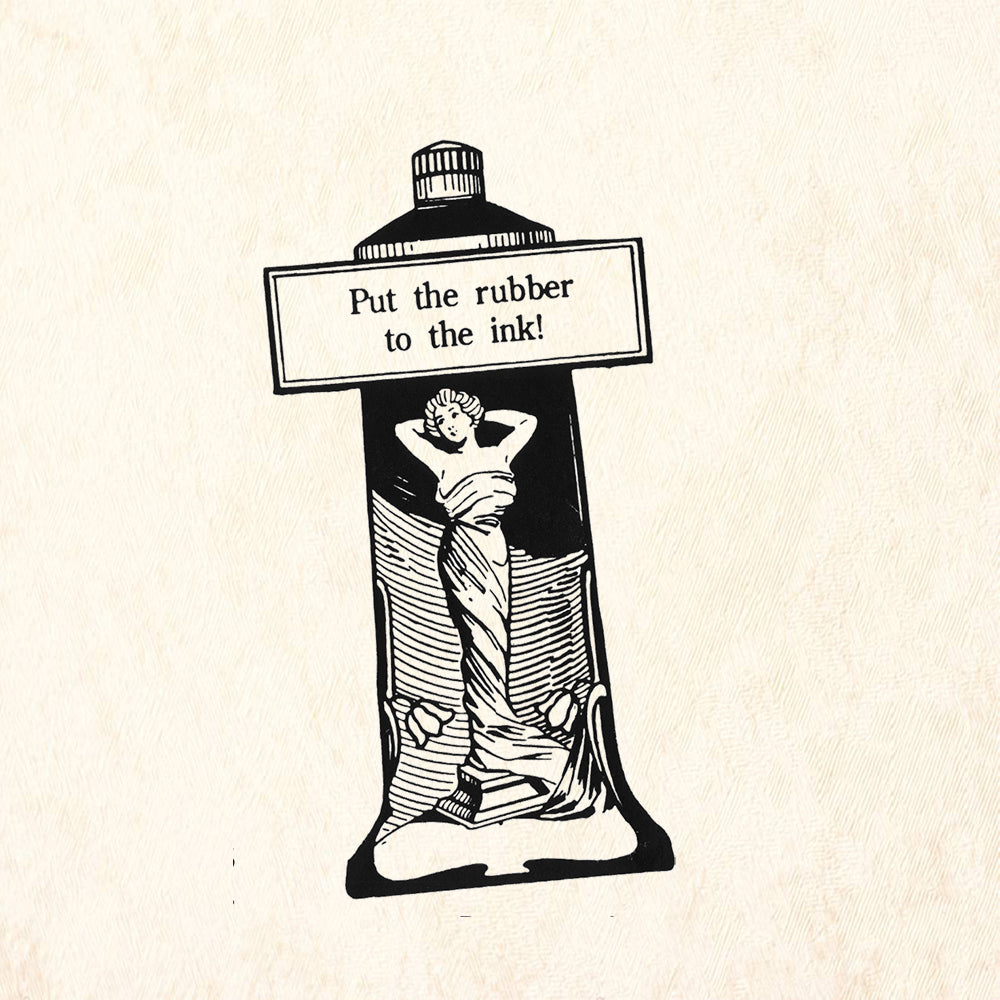 StampaFe Rubber to Ink Mixed Media Rubber Art Stamp