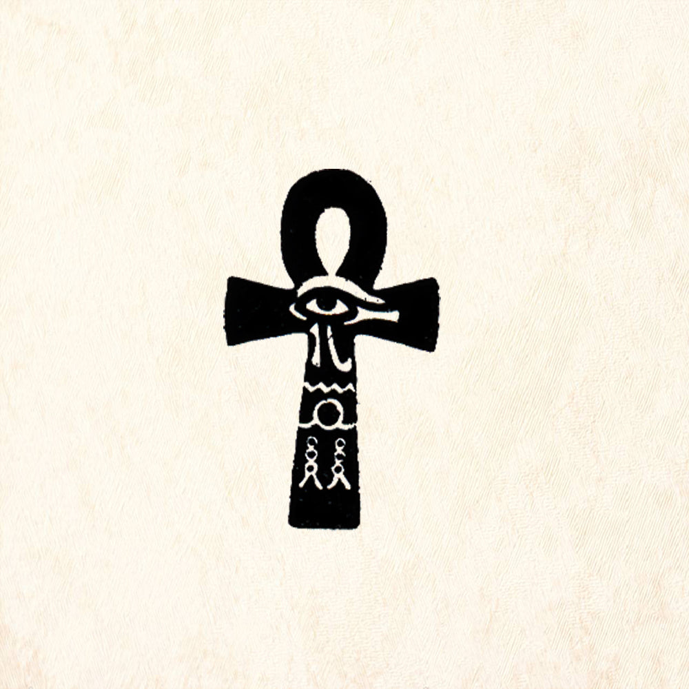 StampaFe Ankh Goddess Rubber Art Stamp
