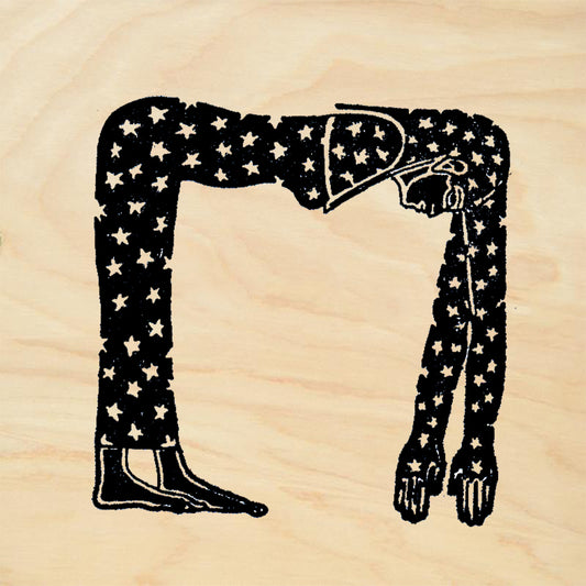 StampaFe Arching Nut Goddess Rubber Art Stamp