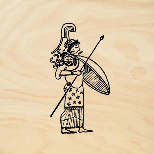 StampaFe Athena Goddess Rubber Art Stamp