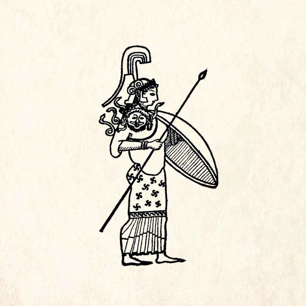 StampaFe Athena Goddess Rubber Art Stamp