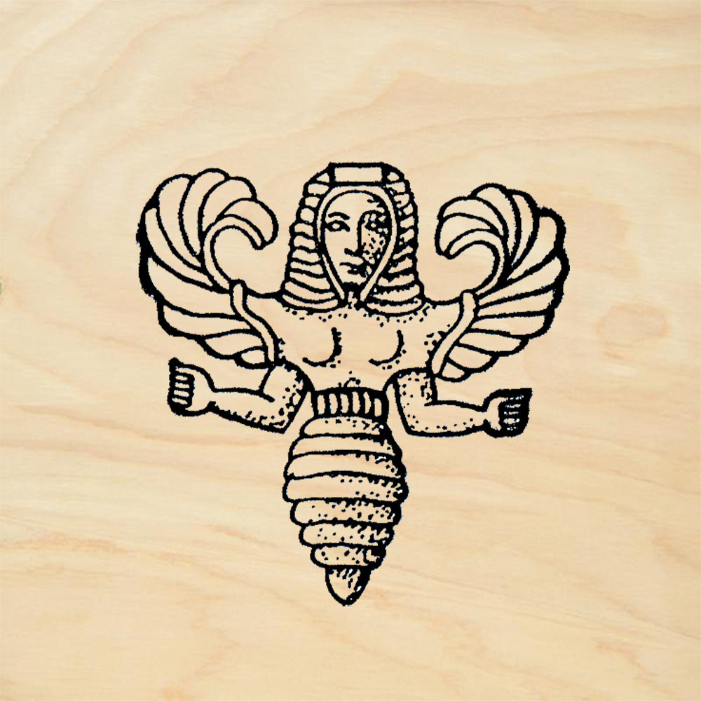 StampaFe Bee Goddess Goddess Rubber Art Stamp