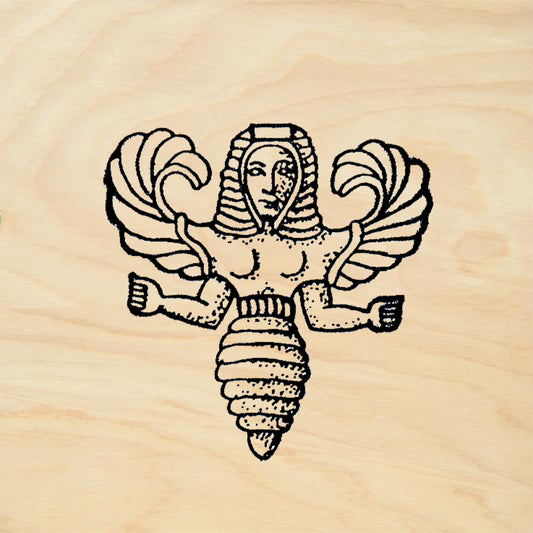 StampaFe Bee Goddess Goddess Rubber Art Stamp