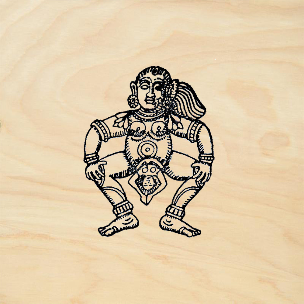 StampaFe Birth Mother India Goddess Rubber Art Stamp