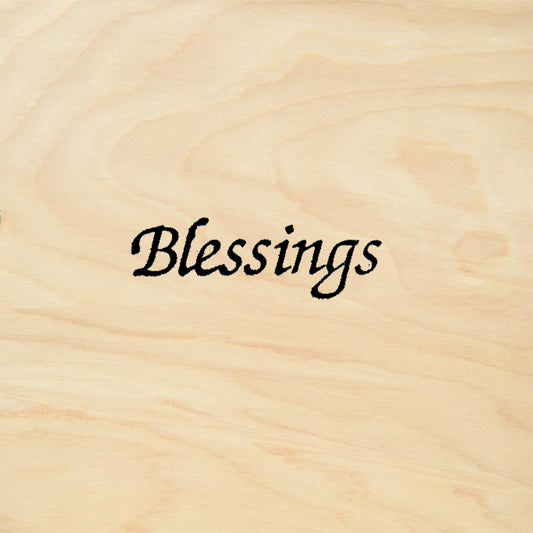 StampaFe Blessings Rubber Art Stamp