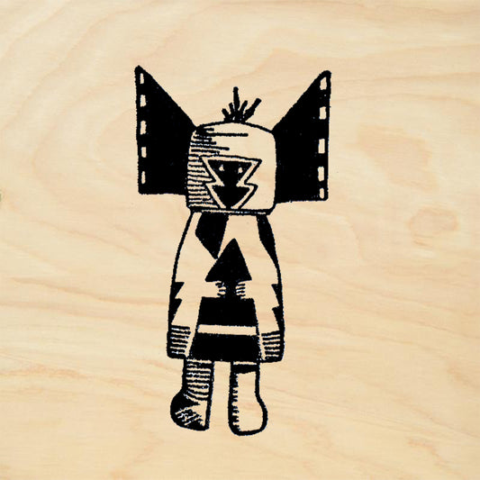 StampaFe Crow Mother Tribal Rubber Art Stamp
