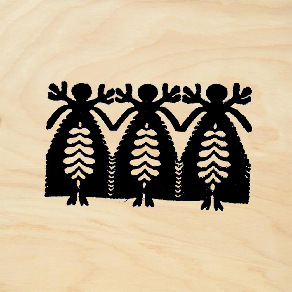 StampaFe Cutout Goddess Russia Goddess Rubber Art Stamp