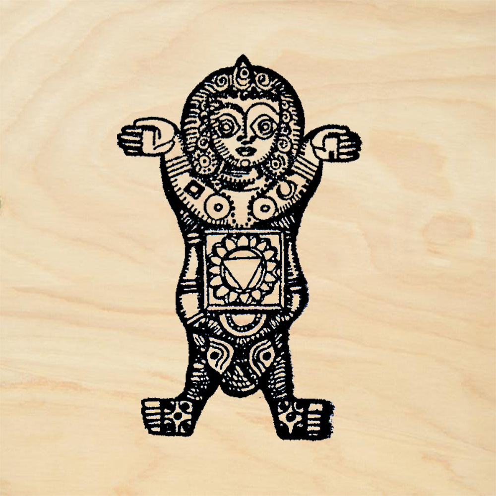 StampaFe Devi Goddess Rubber Art Stamp