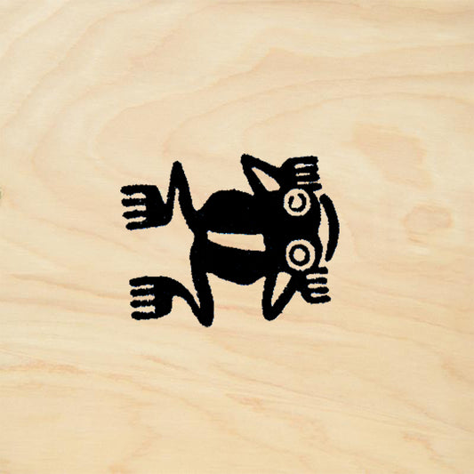 StampaFe Frog Mexico Tribal Rubber Art Stamp