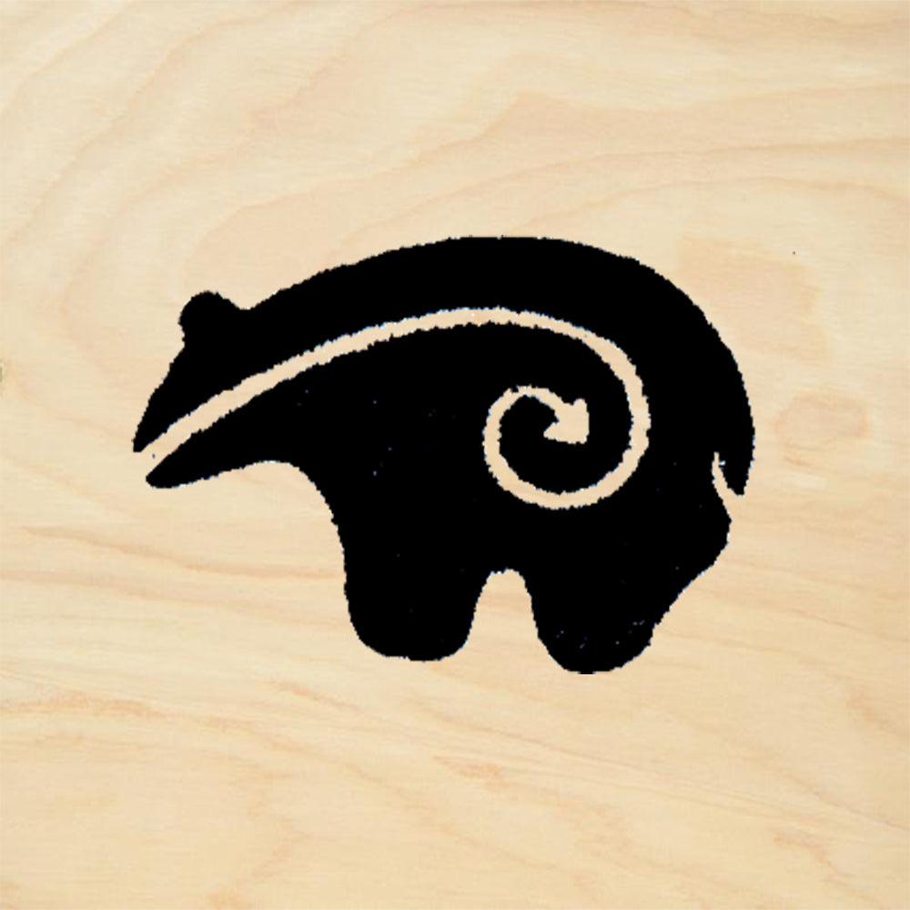 StampaFe Going with in Bear Tribal Rubber Art Stamp