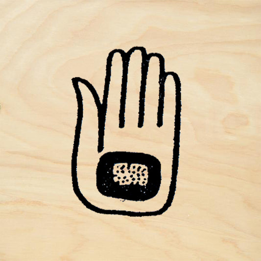 StampaFe Healing Hand Tribal Rubber Art Stamp