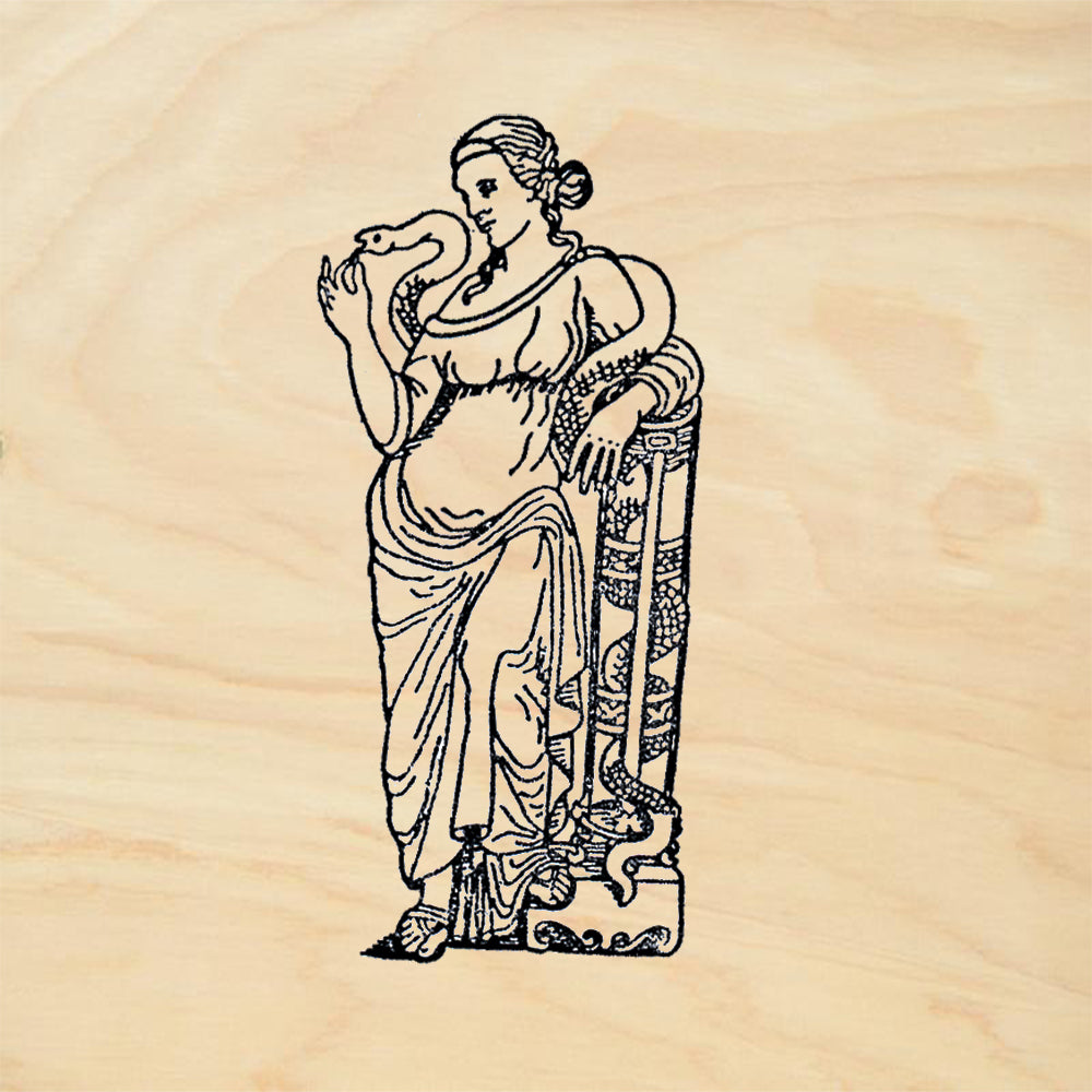 StampaFe Hygieia Goddess Rubber Art Stamp