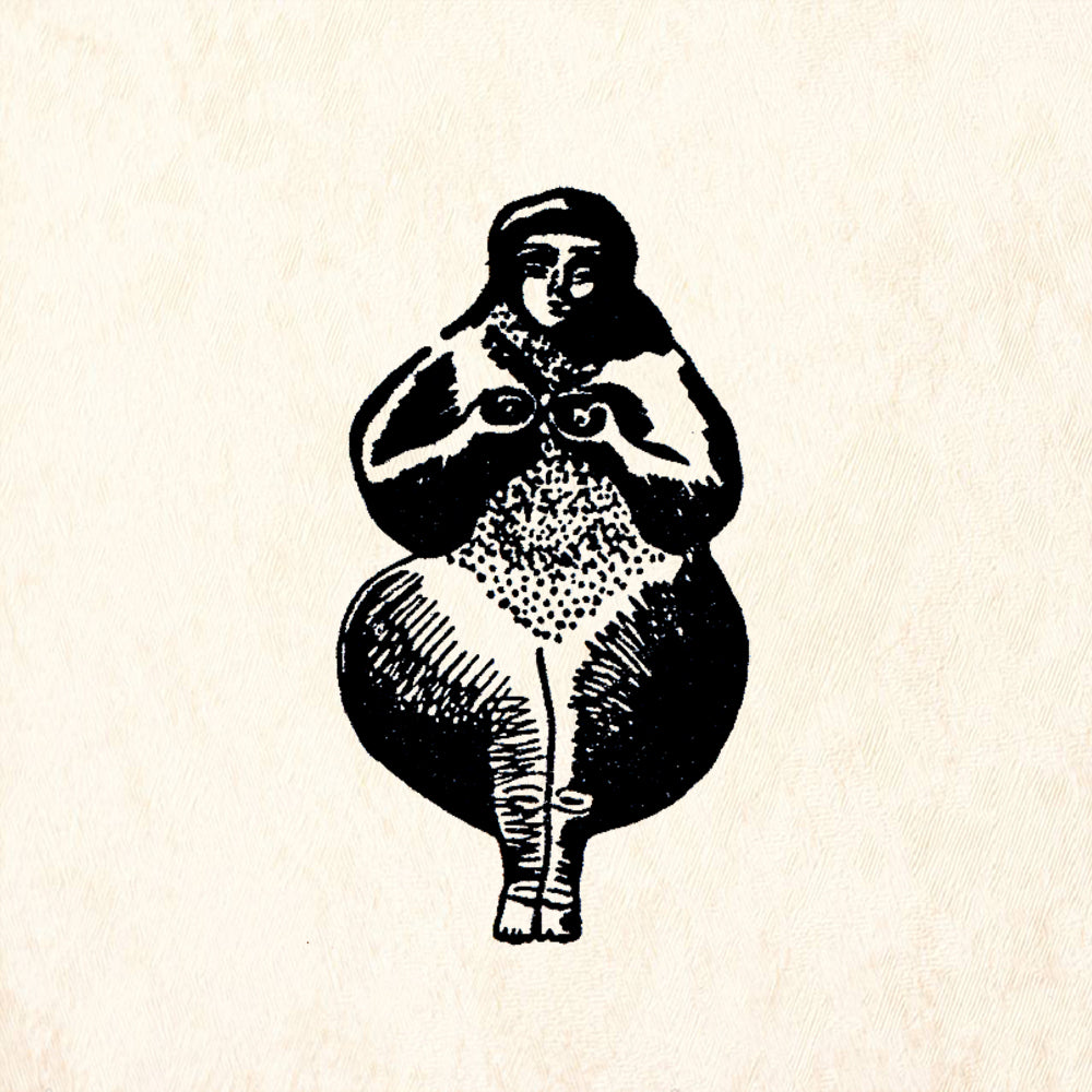 StampaFe Ishtar Goddess Rubber Art Stamp